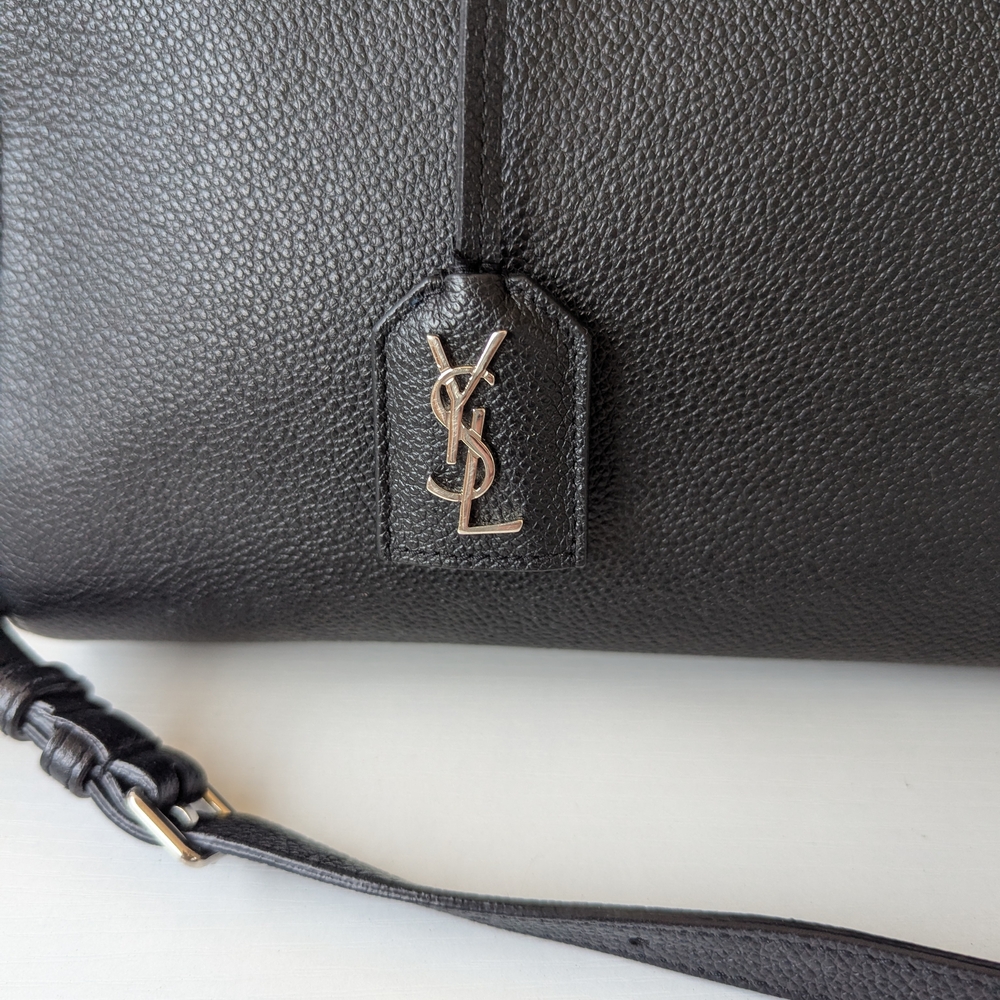 Yves Saint Laurent Paris Cabas Rive Gauche Leather Shoulder, crossbody Handbag - Picture 6 of 16